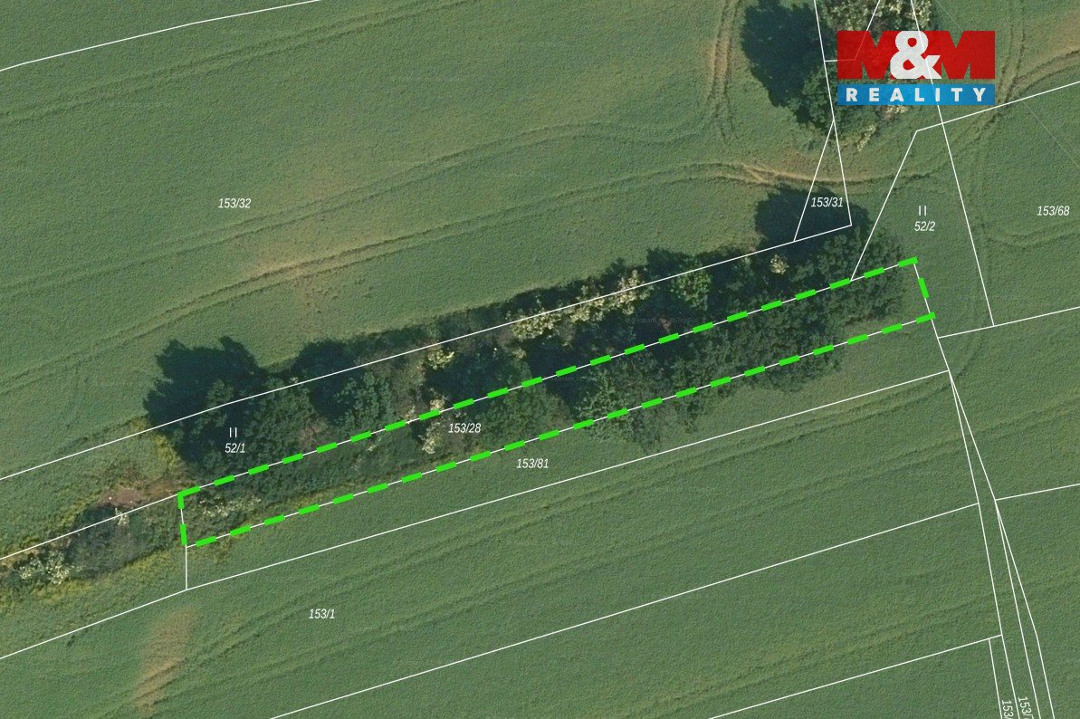 Prodej pole, 1355 m², Všestudy