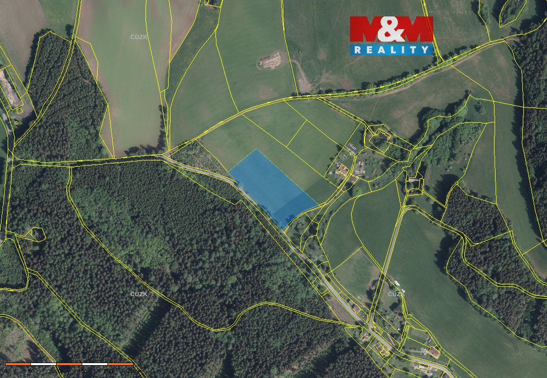 Prodej pole, 12054 m², Hronov - Rokytník