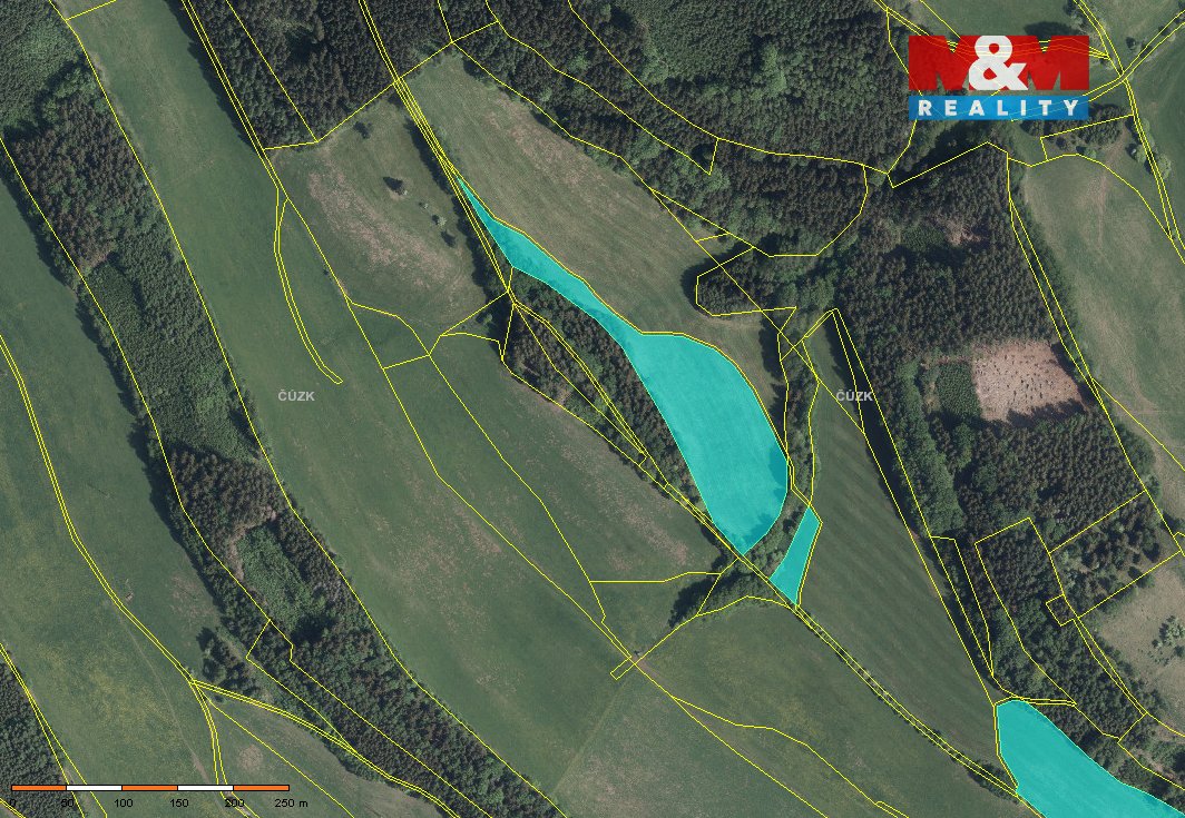 Prodej louky, 121606 m², Stárkov - Bystré
