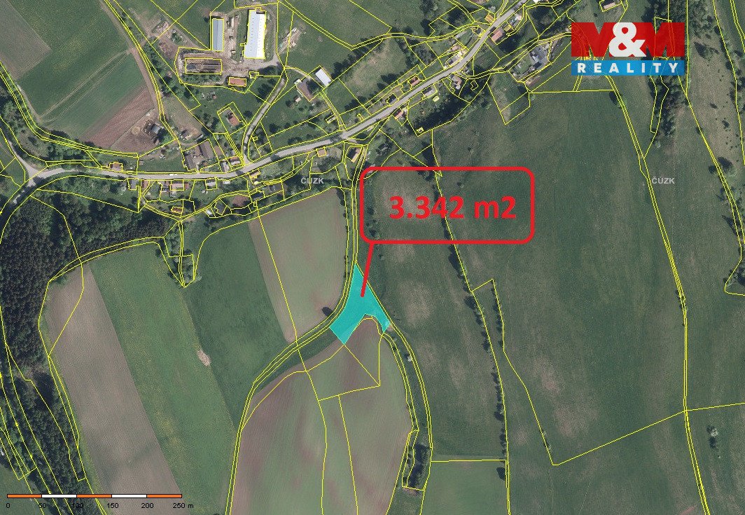 Prodej louky, 121606 m², Stárkov - Bystré
