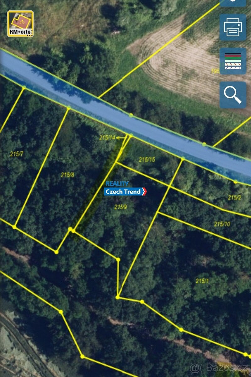 Prodej pozemeku 949 m2 v malebné krajině Litovelska, Sobáčov