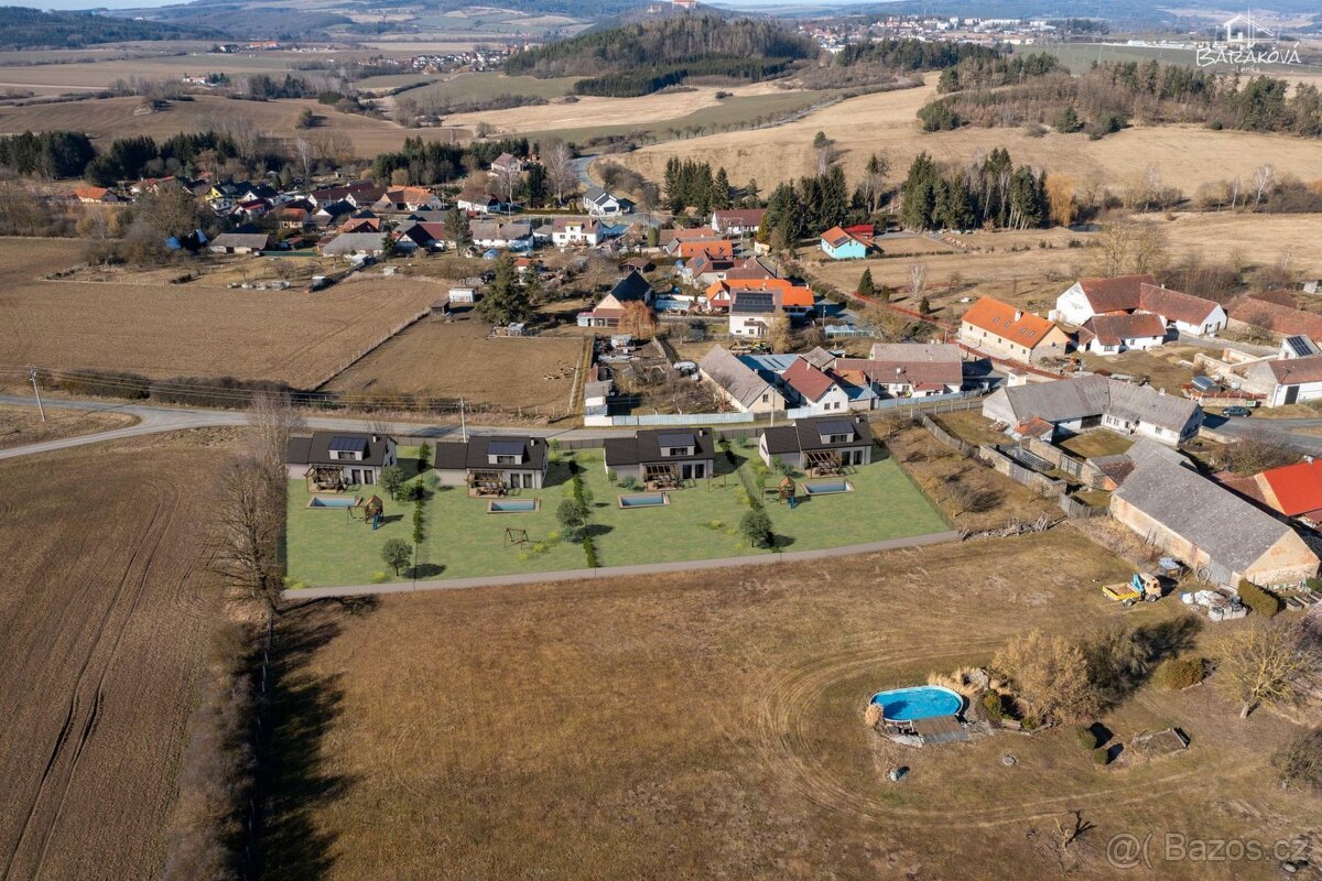 Prodej stavebních pozemků  1003m2, Kozlovice u Nepomuka
