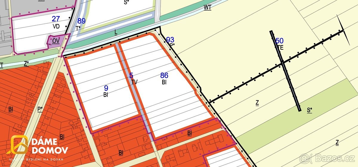 Stavební pozemek 4 049 m², ev.č. 14395