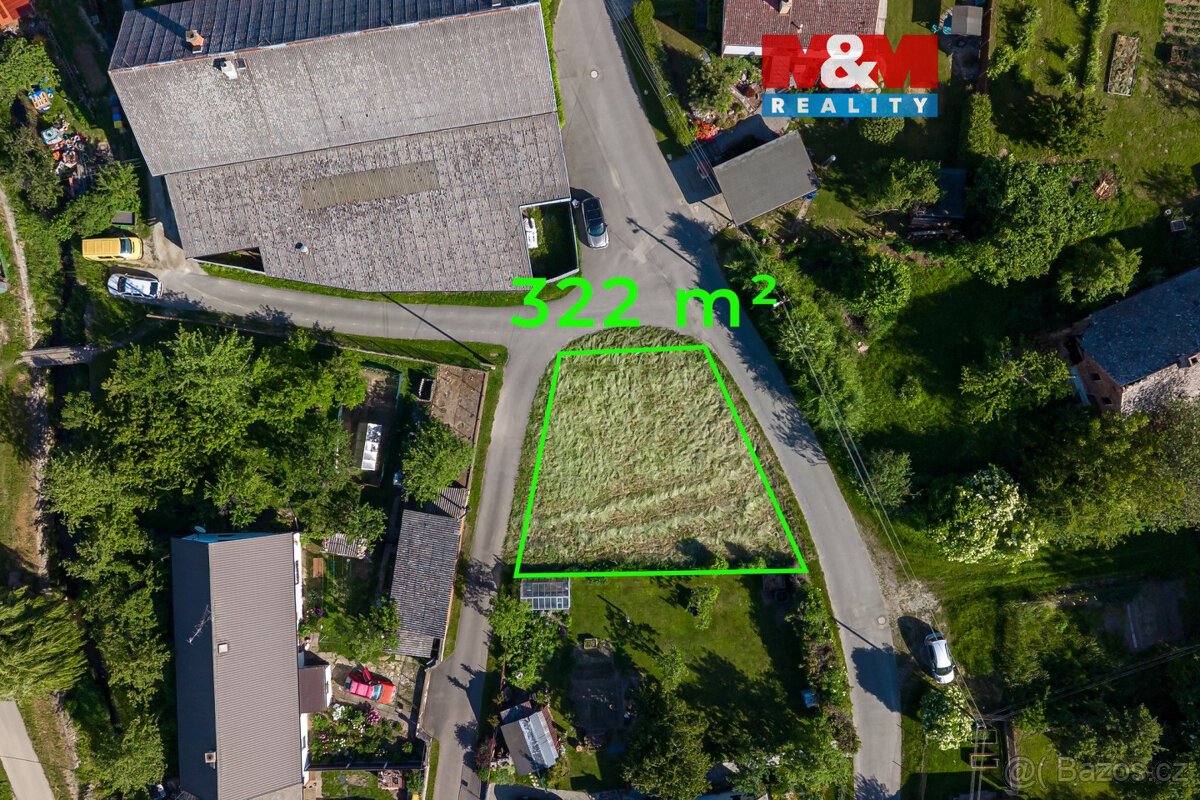 Prodej pozemku k bydlení, 322 m², Libina