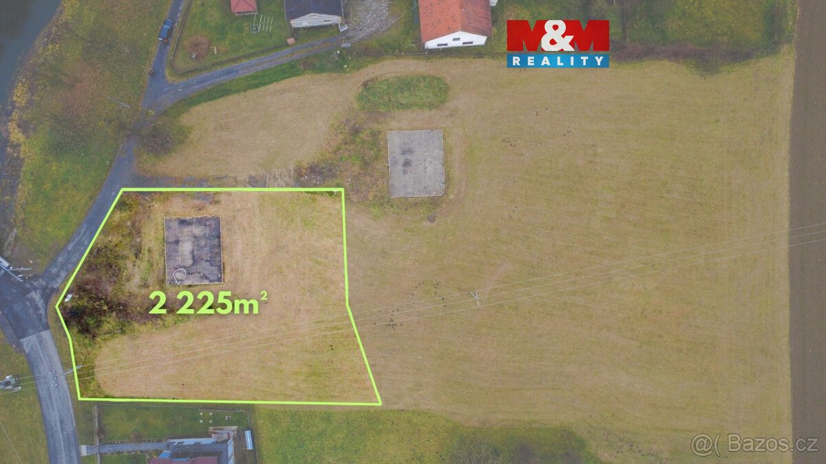 Prodej pozemku k bydlení, 2225 m², Odry