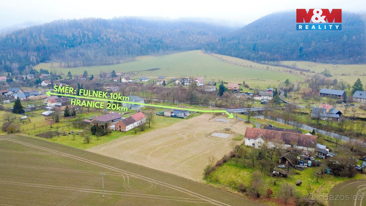 Prodej pozemku k bydlení, 2225 m², Odry