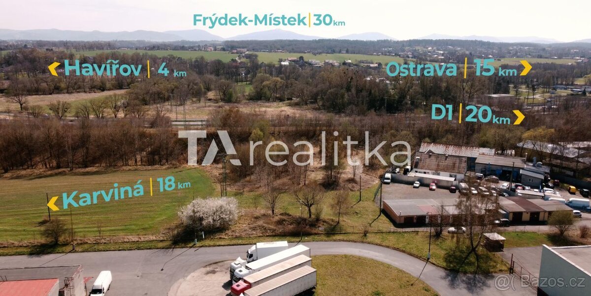 Prodej pozemek Komerční Havířov 73601