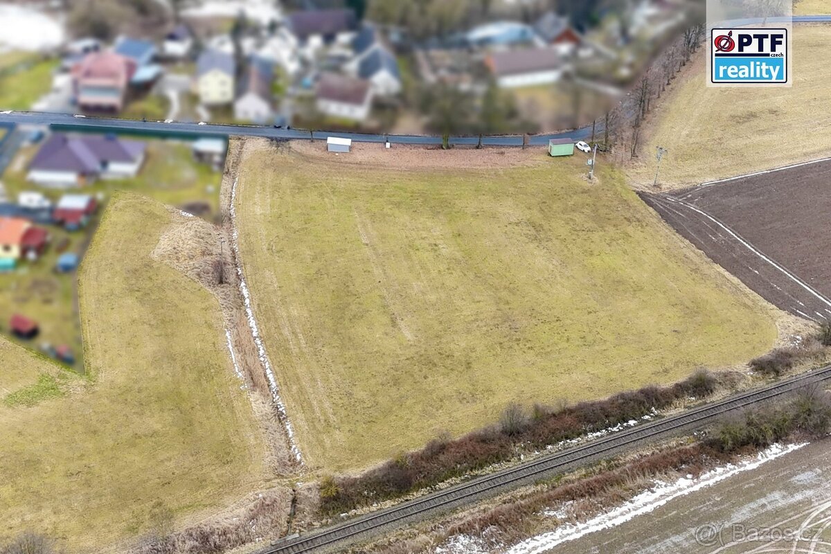 Prodej velkého stavebního pozemku (4000 m²), Bezděkov - Pobo