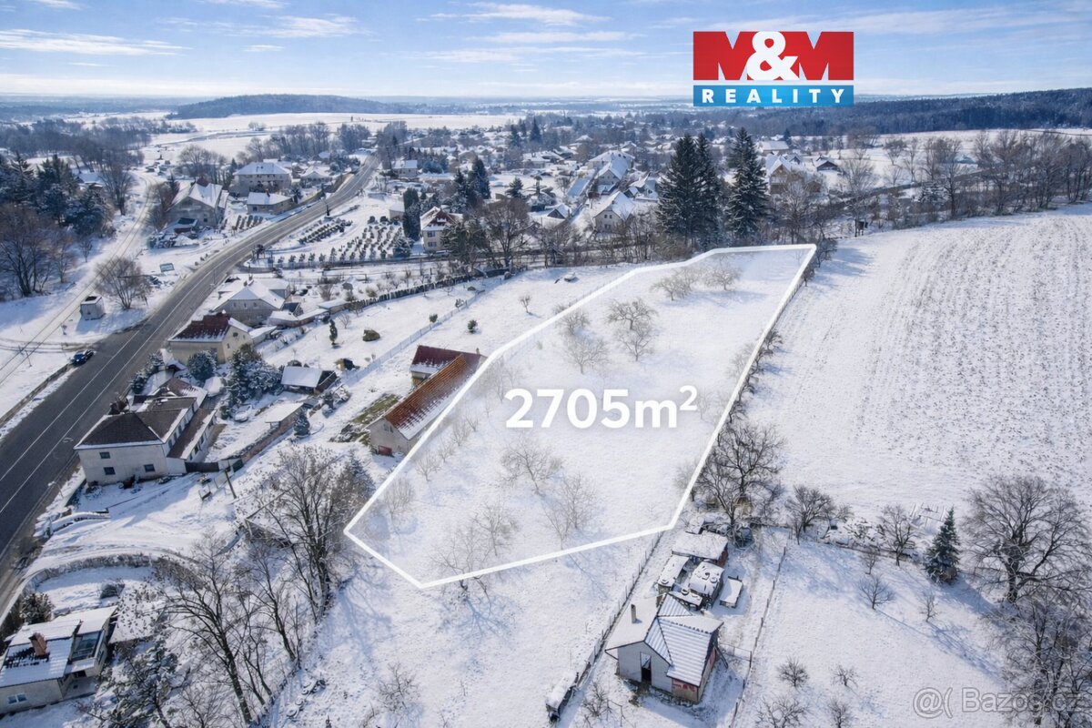 Prodej pozemku k bydlení, 2705 m², Zbraslavice