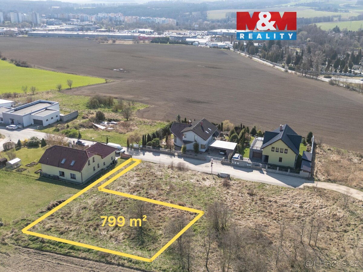 Prodej pozemku k bydlení, 799 m², Tábor