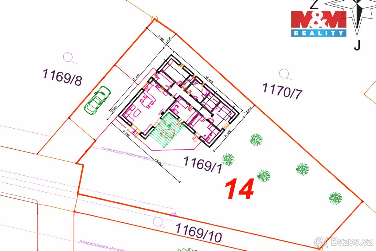 Prodej pozemku k bydlení, 1009 m², Kasejovice