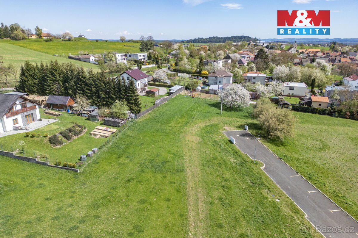 Prodej pozemku k bydlení, 1009 m², Kasejovice