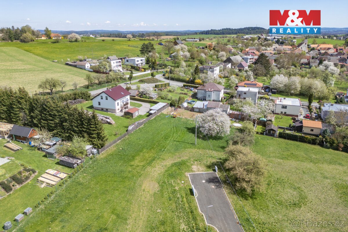 Prodej pozemku k bydlení, 1009 m², Kasejovice