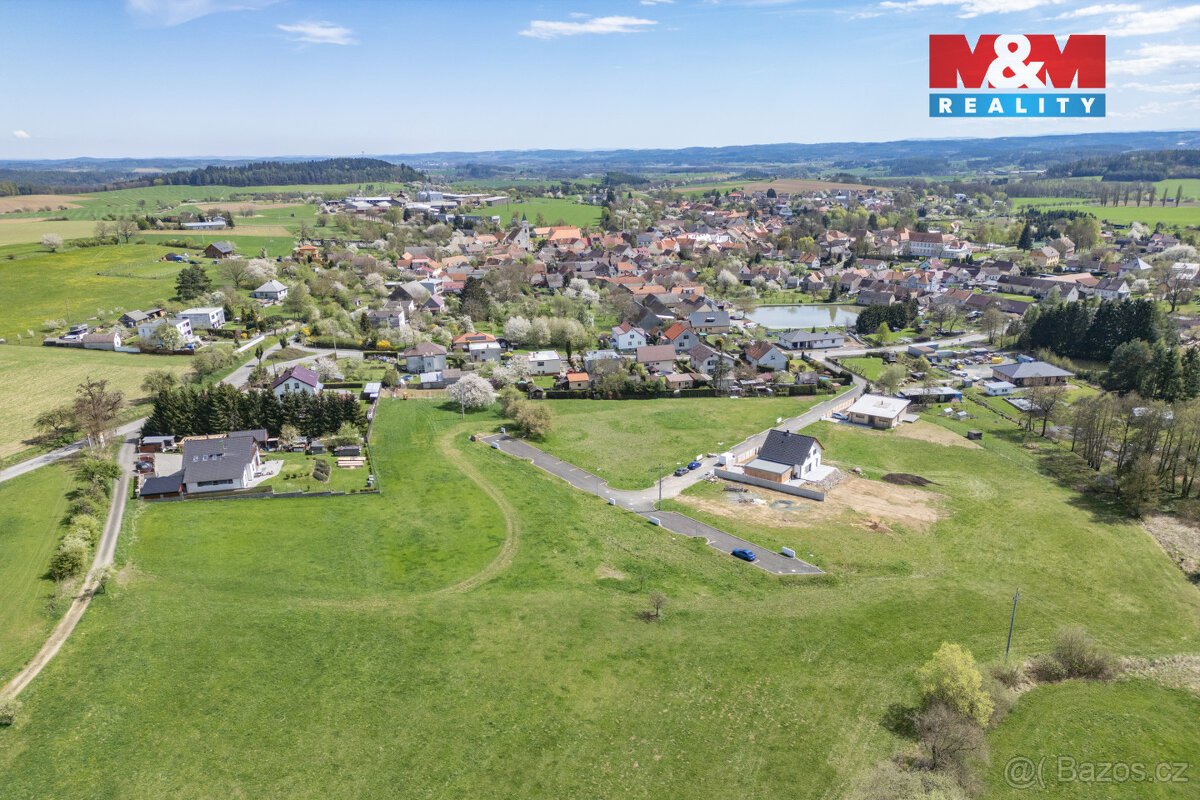 Prodej pozemku k bydlení, 1009 m², Kasejovice