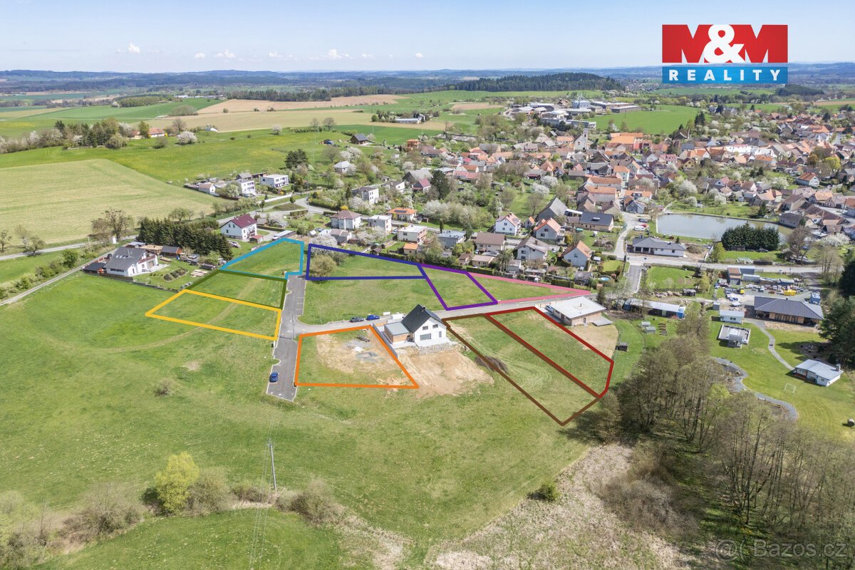 Prodej pozemku k bydlení, 1009 m², Kasejovice
