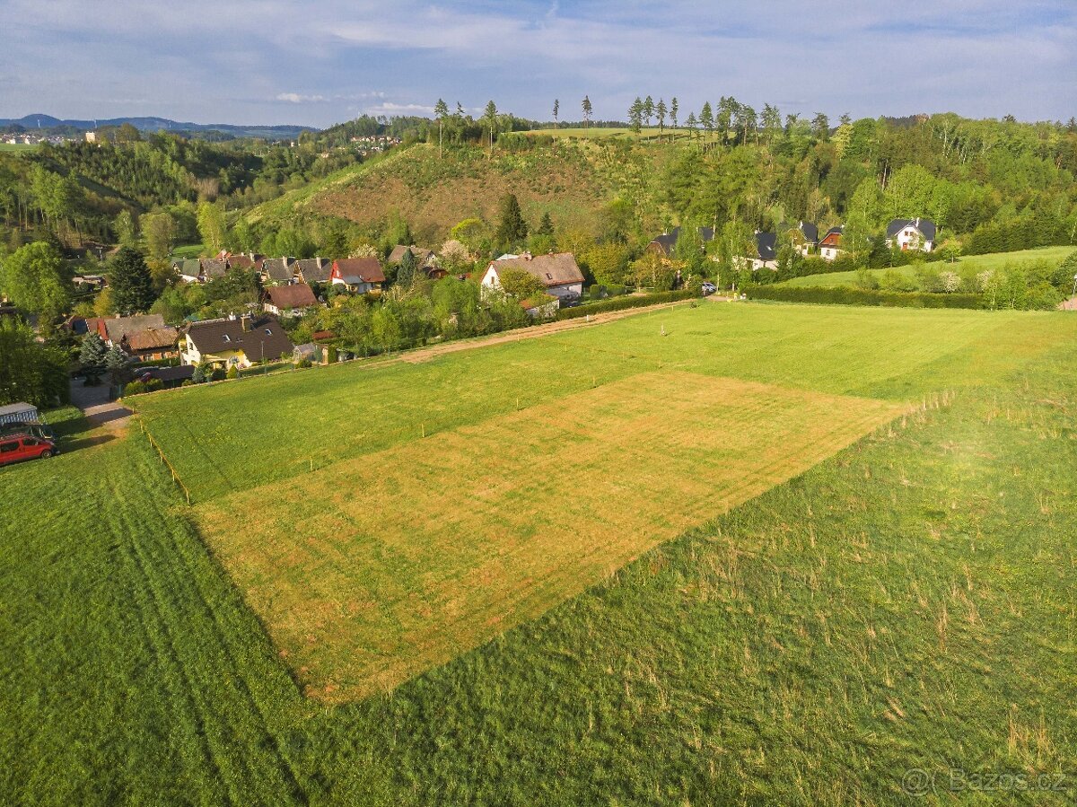 Prodej stavebního pozemku 1208m2 - Trutnov Dolníky