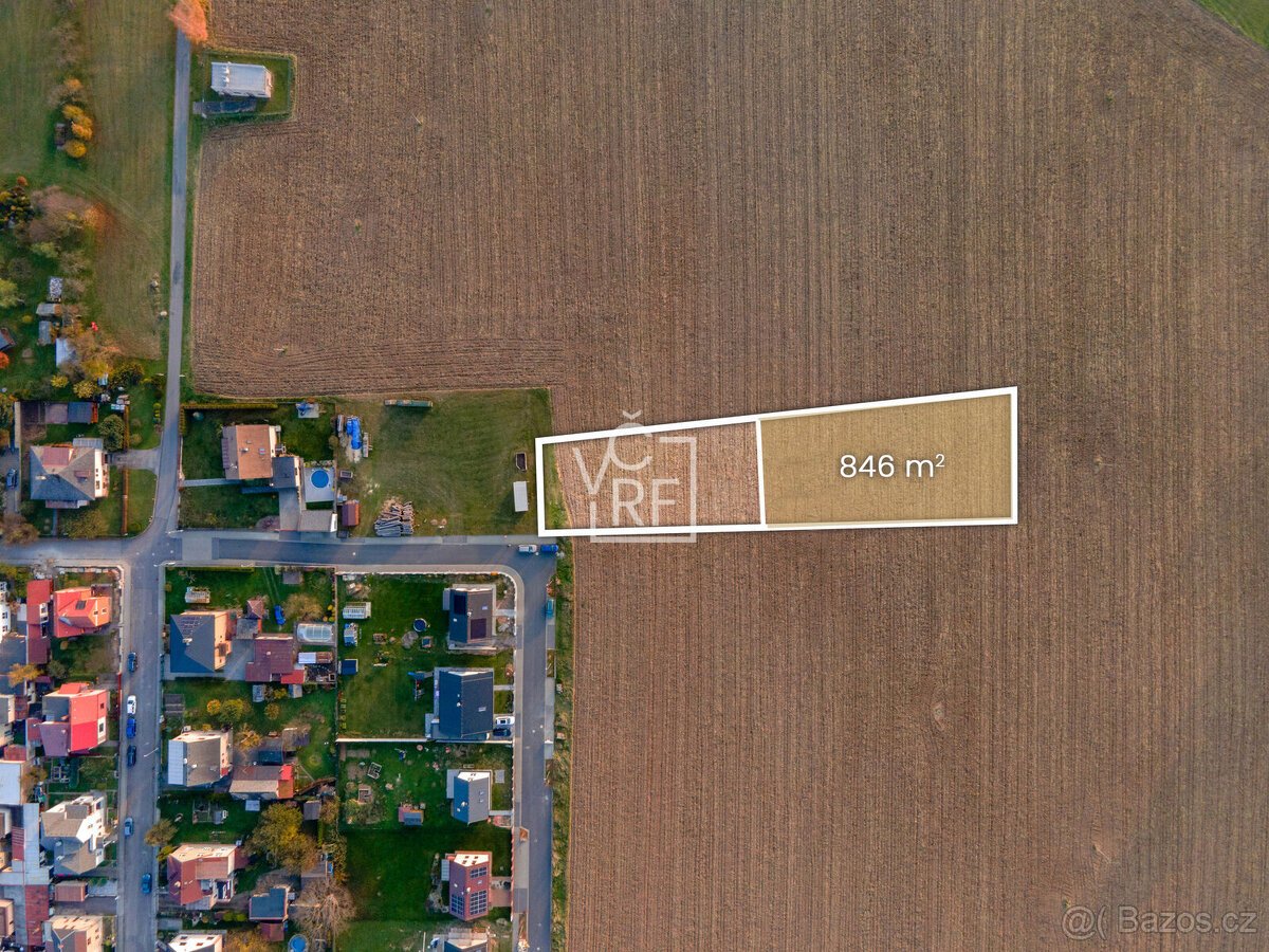 Prodej stavebního pozemku 846 m2