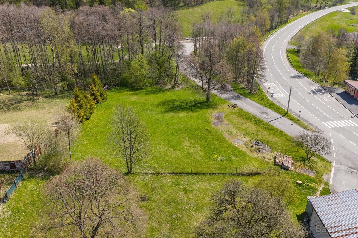 Prodej stavební pozemek 2086m2, Václavov u Bruntálu