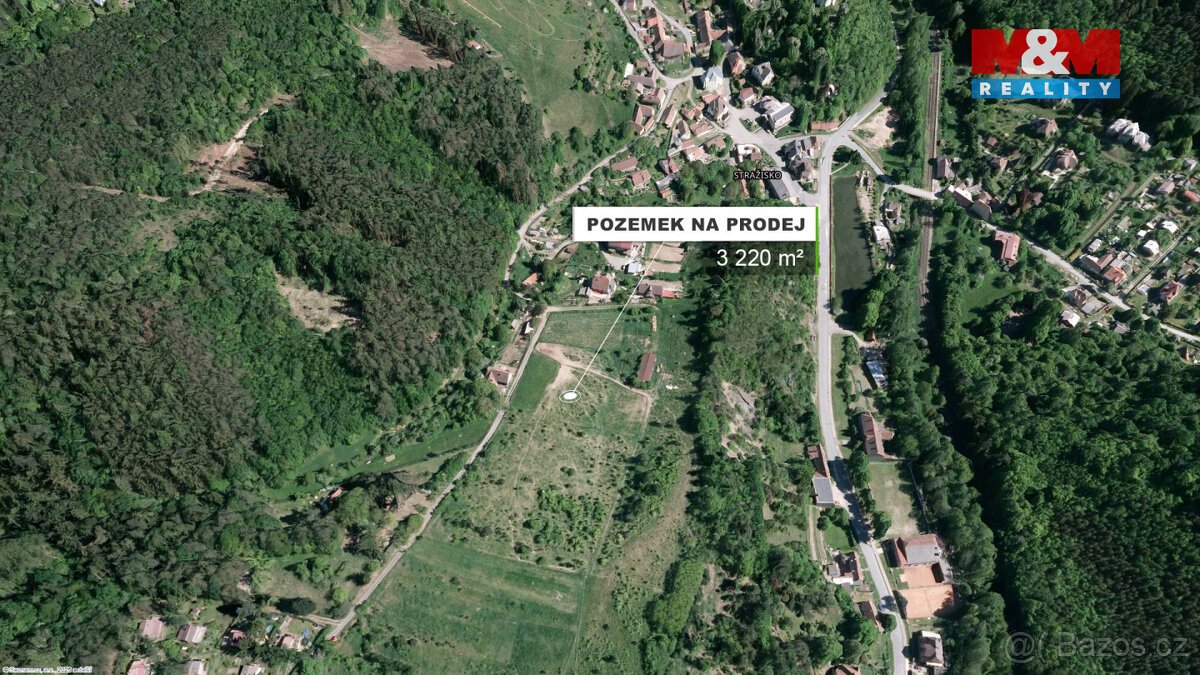 Prodej louky, 3220 m², Stražisko