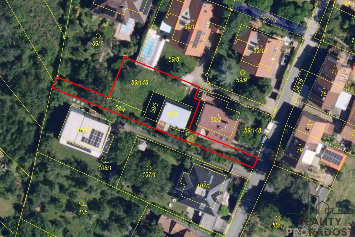 Prodej stavebního pozemku 732 m2