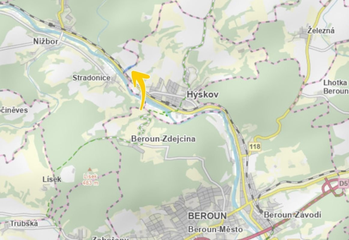 Prodej louky v k.ú. Stradonice u Nižboru
