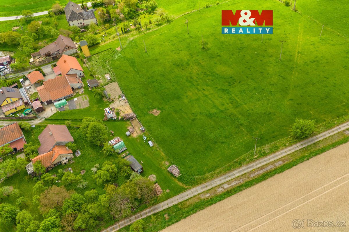 Prodej pole, 1166 m², Odry