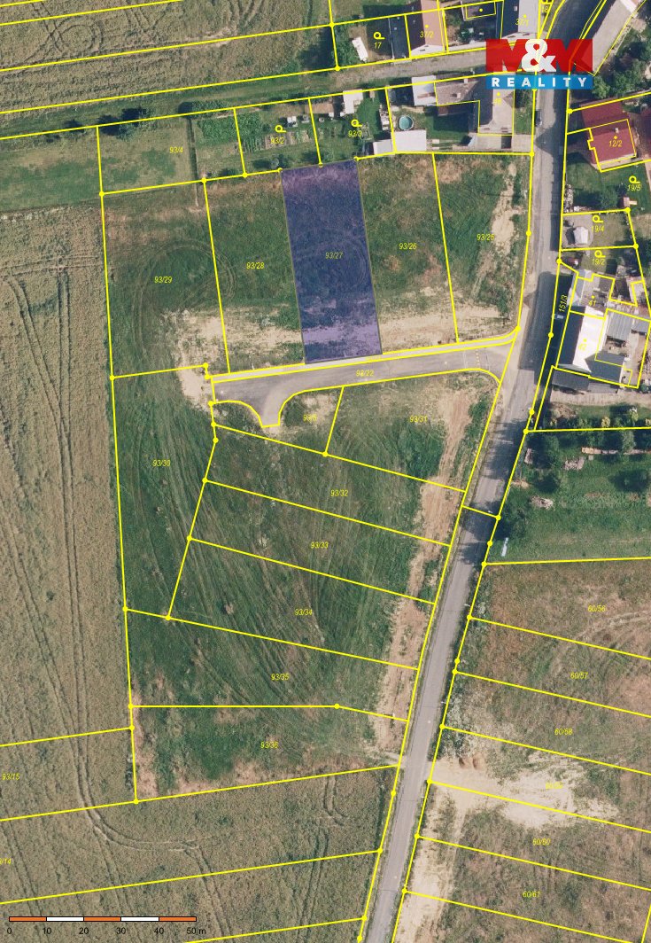 Prodej pozemku k bydlení, 1072 m², Čelechovice