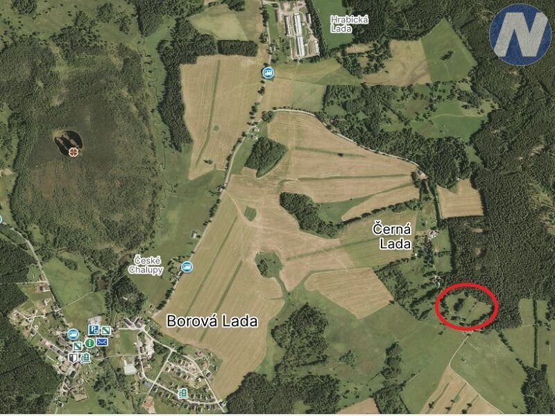 Černá Lada, pozemek s výměrou 22.888 m2