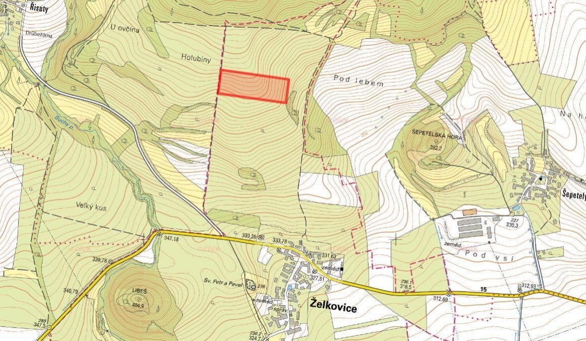 Zemědělská půda, prodej, Želkovice, Louny