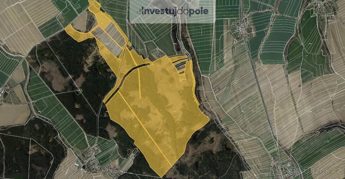 Prodej podílu 1/71 lesa 17 535 m² v k.ú. Golčův Jeníkov