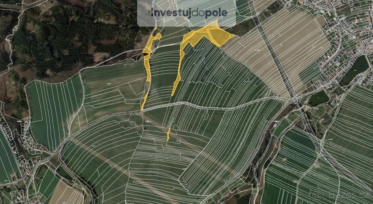 Prodej podílu 1/71 lesa 17 535 m² v k.ú. Golčův Jeníkov