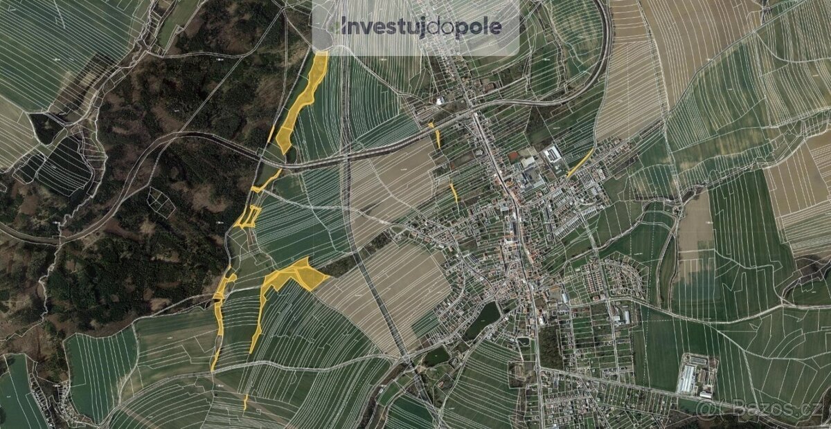 Prodej podílu 1/71 lesa 17 535 m² v k.ú. Golčův Jeníkov