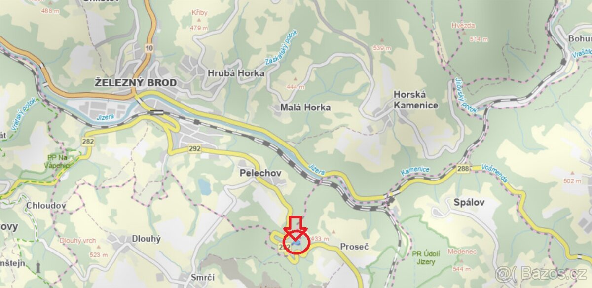 Prodej lesního pozemku k.ú. Železný Brod (2)
