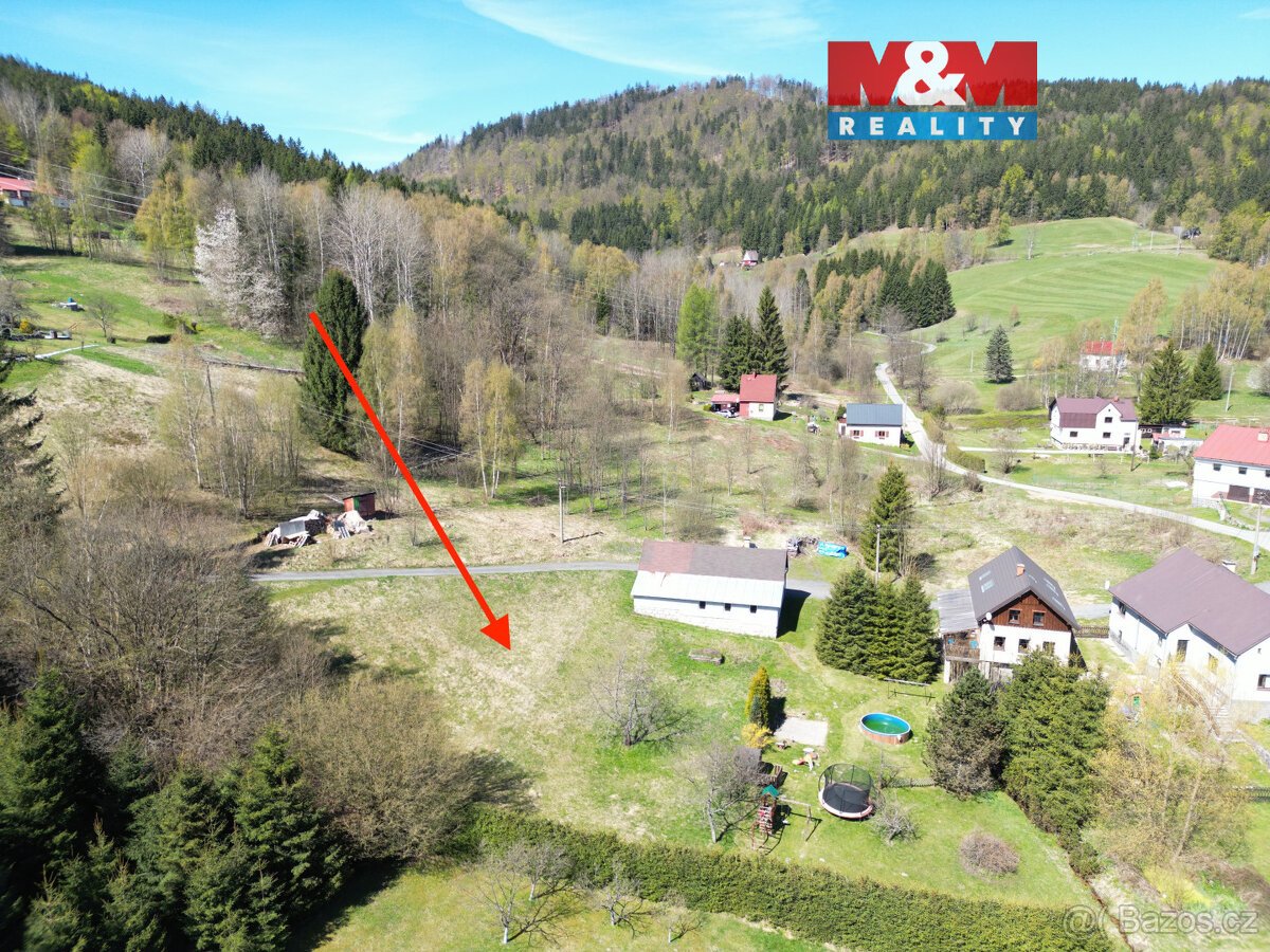 Prodej pozemku k bydlení, 1.674 m2, Tanvald, Žďár,
