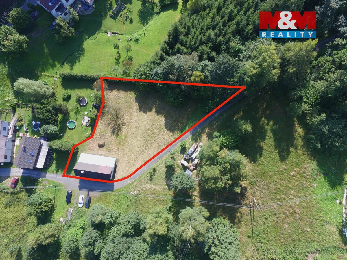 Prodej pozemku k bydlení, 1.674 m2, Tanvald, Žďár,