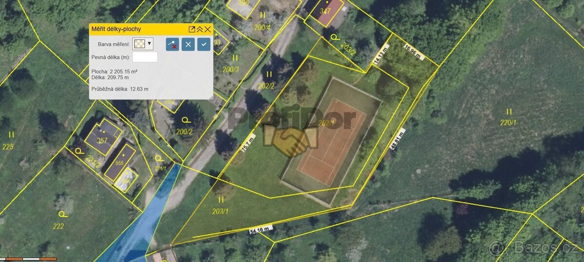 Prodej stavebního pozemku o výměře 1 150 m2 v Třinci - Tyře