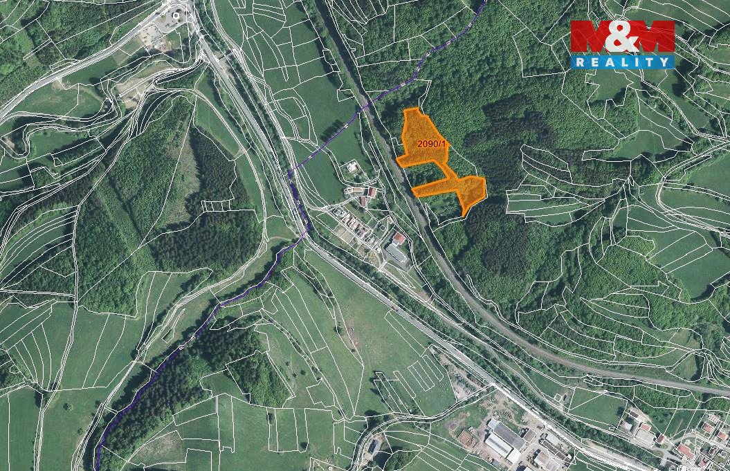 Prodej lesa, 11283 m², Lužná u Vsetína