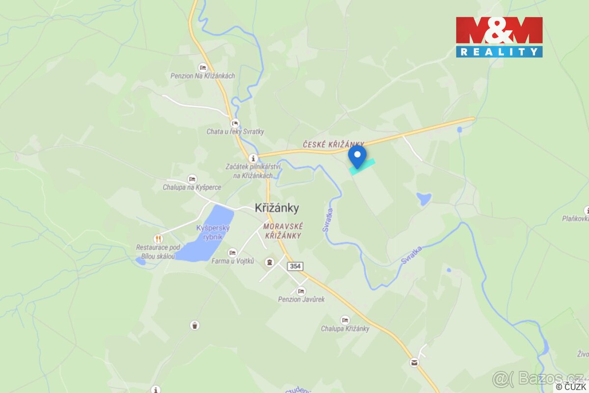 Prodej pozemku v Českých Křižánkách