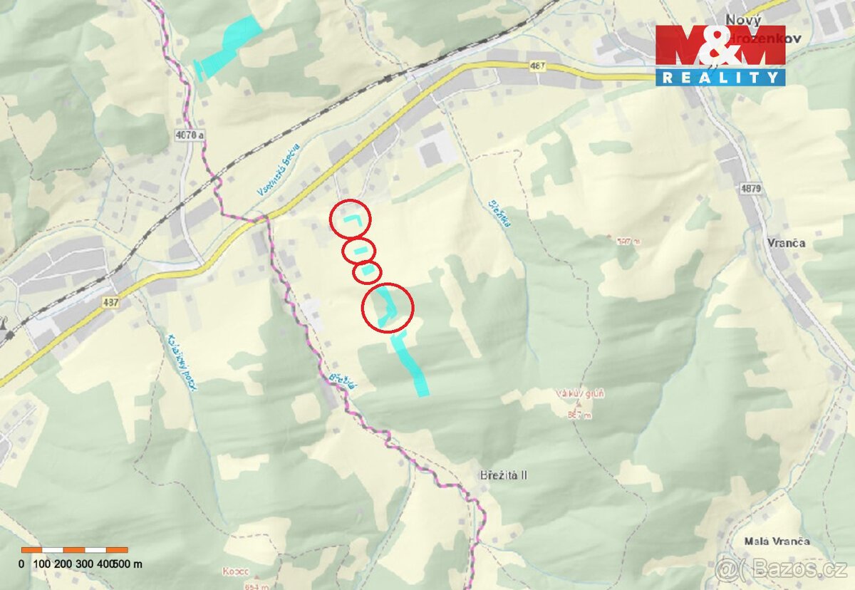 Prodej louky, 12835 m², Nový Hrozenkov