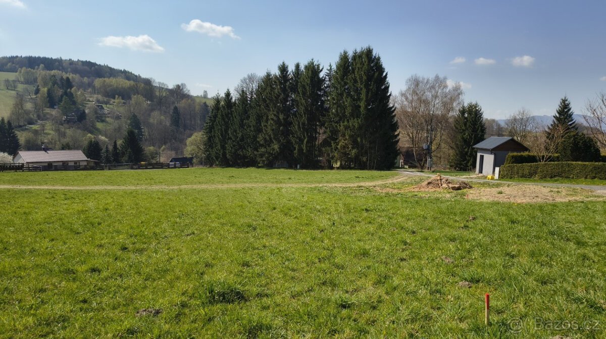 Stavební pozemek Nová Ves u Liberce 1500 m2