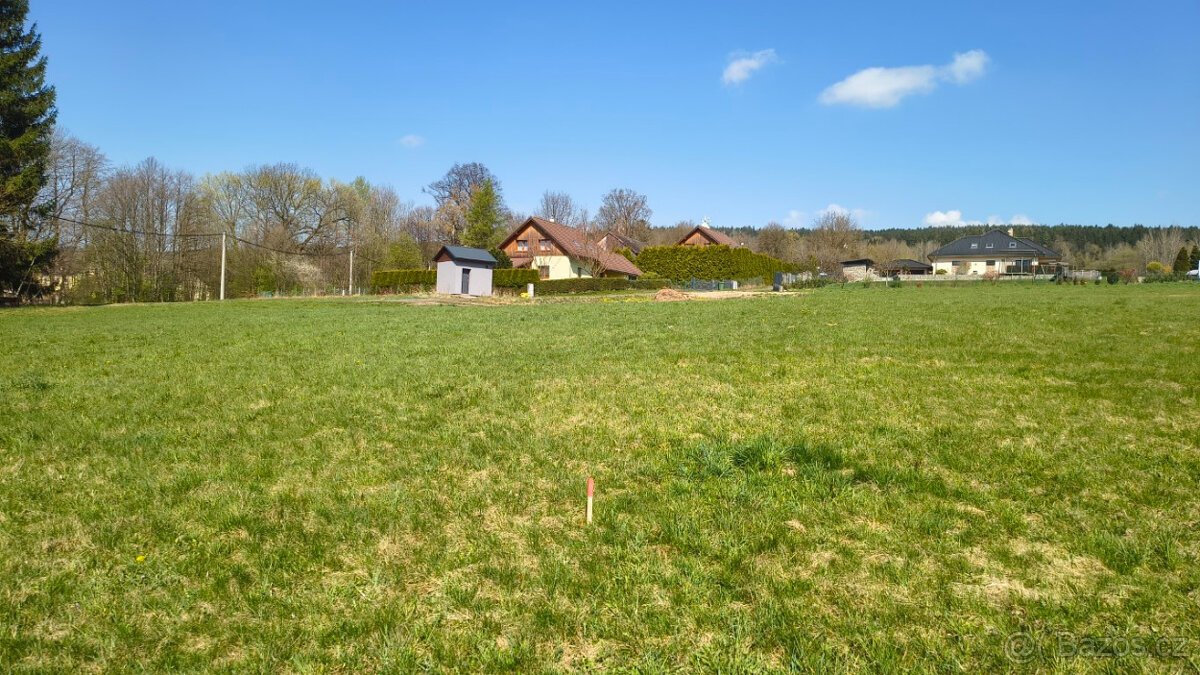 Stavební pozemek Nová Ves u Liberce 1500 m2