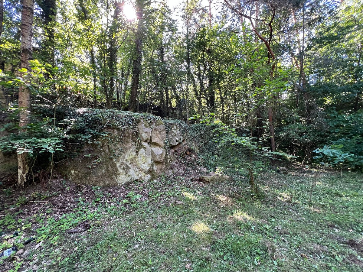 Malebný pozemek 2217 m2 u Prahy - Kamenný Přívoz