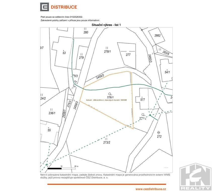 Prodej zastavitelného  stavebního pozemku ppč. 276/1 o výměř
