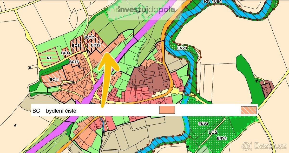 Prodej podílu 1/9 stavebního pozemku 1 492 m², Holedeč - Vel