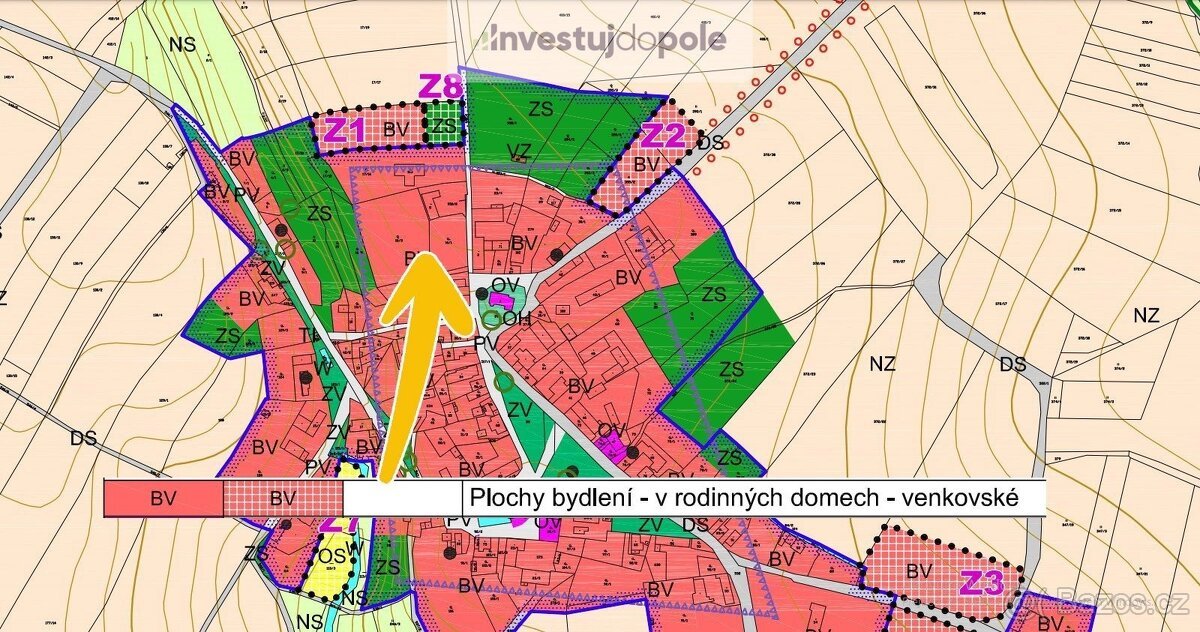 Prodej stavebního pozemku 3 217 m², Svatojanský Újezd