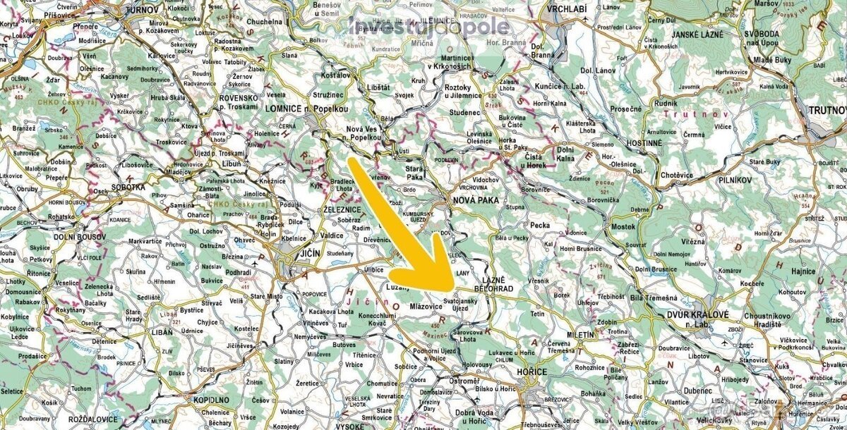 Prodej stavebního pozemku 3 217 m², Svatojanský Újezd