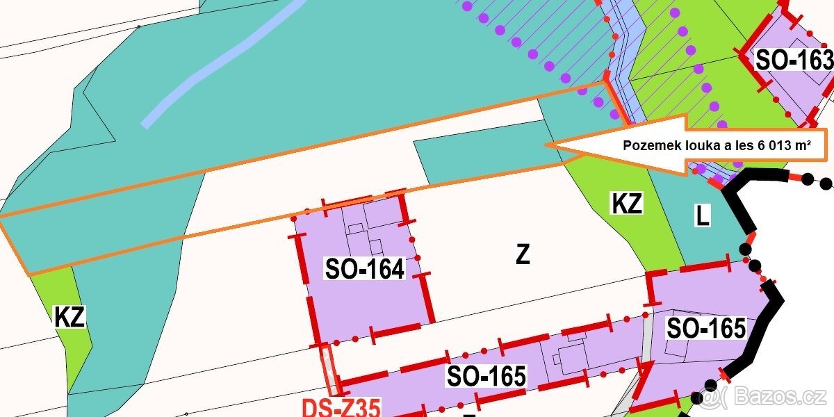 Pozemek 6013 m², kousek od Karviné