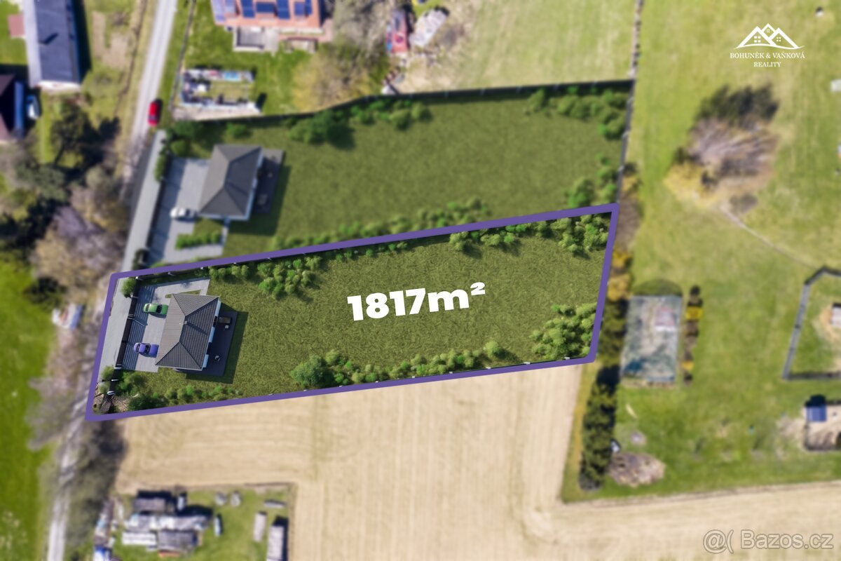 Prodej pozemku, 1817 m2, Horní Krupá - Zálesí