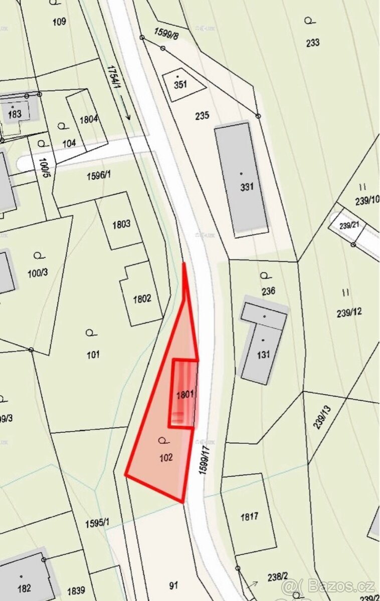Zahrada Brniště 406m²