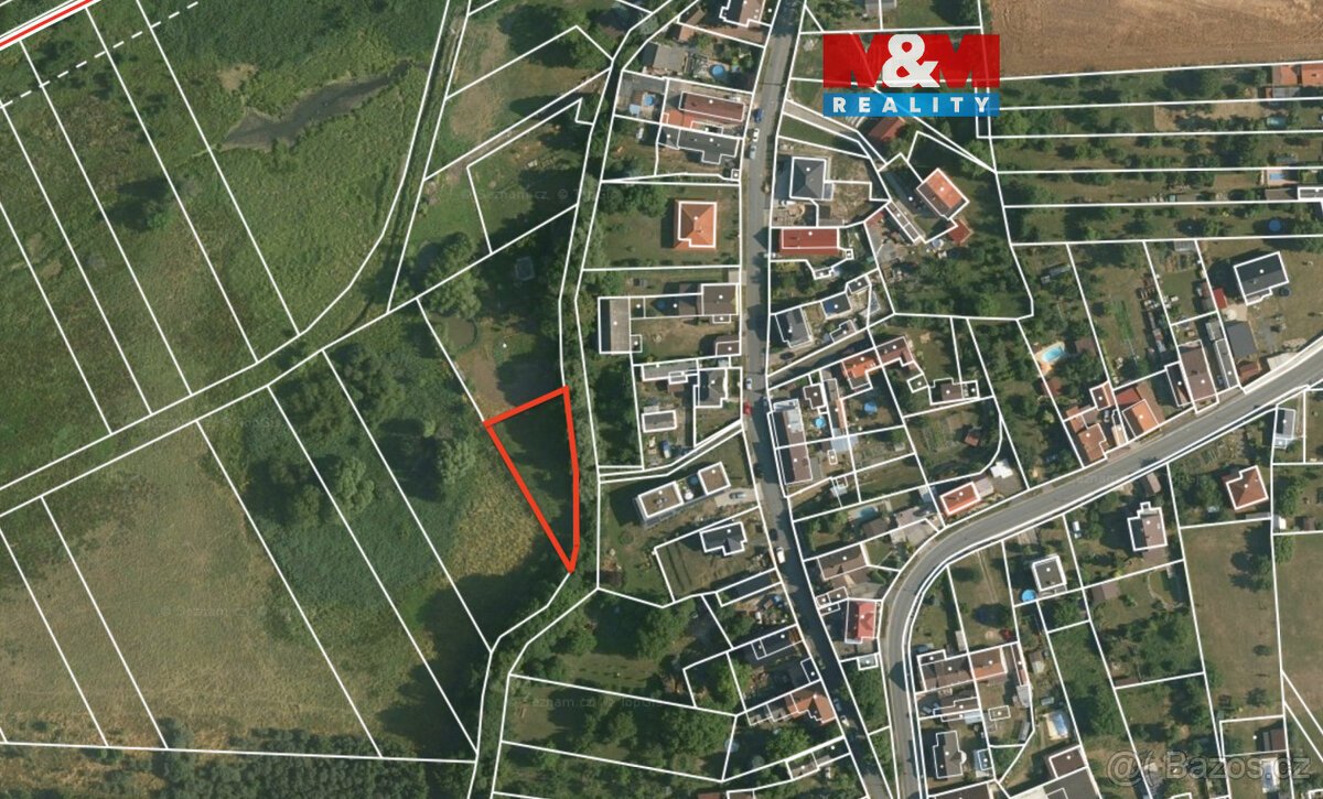 Prodej pozemku k bydlení, 1047 m², Církvice - Jakub